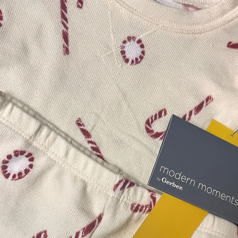 NWT modern moments by Gerber soft pajama Sz 12M